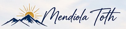 Mendiola Toth — mountain and sun logo